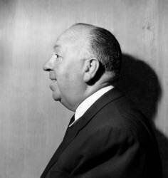 Alfred Hitchcock in Paris on March 14, 1958 (Rue des Archives) - Muzeo.com