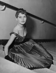 Brigitte Bardot Posing Sitting on The Stairs (Rue des Archives) - Muzeo.com