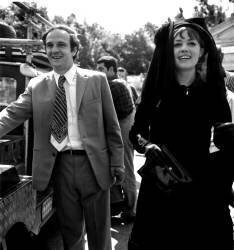 Director Francois Truffaut and Actress Jeanne Moreau (Rue des Archives) - Muzeo.com