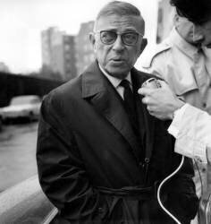 French Writer Jean Paul Sartre Interviewed By Journalist After He Refused To Receive Nobel Prize (Rue des Archives) - Muzeo.com