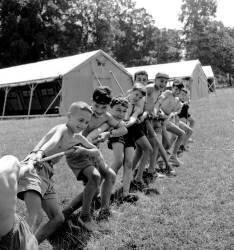 Holiday Camp in France, July 24, 1956 (Rue des Archives) - Muzeo.com