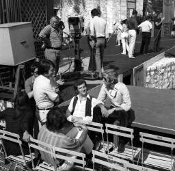 Marcel Amont avec Eddy Mitchell et Monty (Collection Christophel) - Muzeo.com