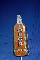 Liquor store sign, Bossier City, Louisiana (John Margolies) - Muzeo.com
