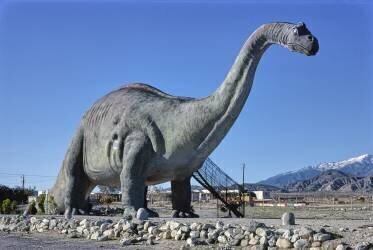 Brontosaurus, Prehistoric Museum, Cabazon, California (John Margolies) - Muzeo.com