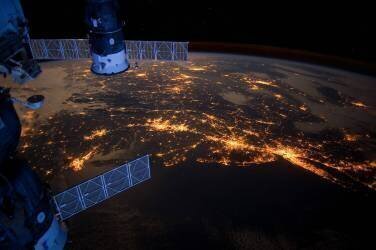 Eastern Seaboard at Night (Nasa) - Muzeo.com