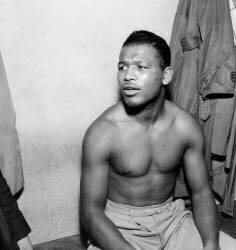 Le boxeur américain Sugar Ray Robinson (Rue des Archives) - Muzeo.com