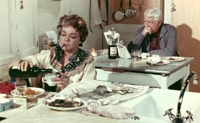 Le chat de Pierre Granier Deferre avec Simone Signoret (anonyme) - Muzeo.com