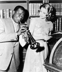 Louis Armstrong et Grace Kelly (William Gottlieb) - Muzeo.com