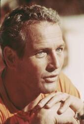 Paul Newman sur le tournage de 