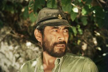 Toshiro Mifune sur le tournage de 