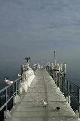 Jetée glacée, Versoix, Genève, Lac Léman (Jürgen Henkelmann) - Muzeo.com