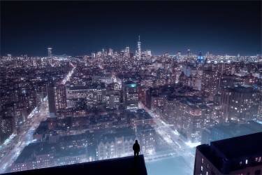 Cyber punk Newyork (Qijia Li) - Muzeo.com