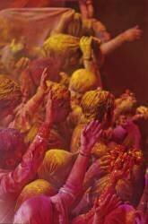 Incursion au coeur de la fête d'Holi (Véronique Durruty) - Muzeo.com