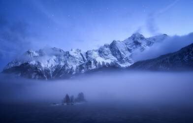 Misty Winter Evening (Daniel Gastager) - Muzeo.com