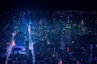NYC Neon Noir (Javier de la Torre) - Muzeo.com