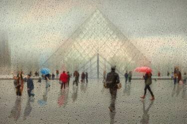 Pluie à Paris (Roswitha Schleicher-Schwarz) - Muzeo.com