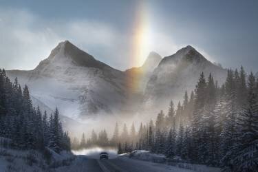 Riding Under Frozen Rainbow (James S. Chia) - Muzeo.com