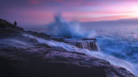 Shooting Blues Waves (Paolo Lazzarotti) - Muzeo.com