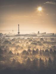 Vue depuis Drachenberg - Deux tours (Ronny Behnert) - Muzeo.com