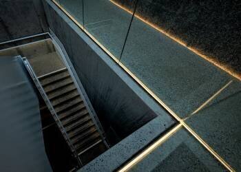 Warm light in a cold staircase (Lus Joosten) - Muzeo.com