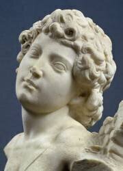 Head from the 'Manhattan' Cupid (Michelangelo Buonarroti) - Muzeo.com