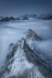 Jian Kou Great Wall in the clouds (Yuan Cui) - Muzeo.com
