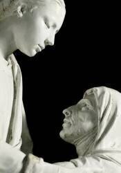La visitation Terracotta (Luca Della Robbia) - Muzeo.com