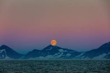 Moon over Arctic (April Badilles) - Muzeo.com