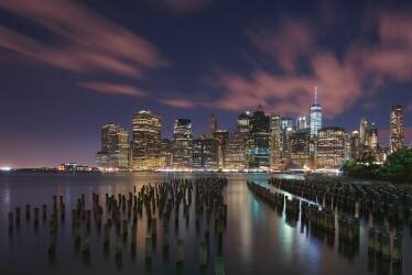 New York City at Night (李从军 Austin) - Muzeo.com