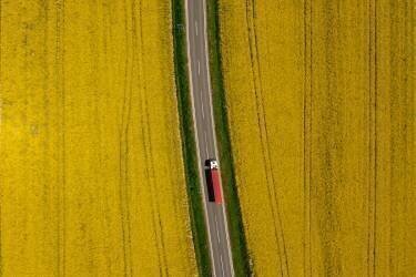Red truck (Jure Kravanja) - Muzeo.com