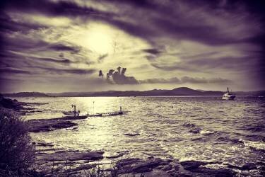 Surreal landscape rough sea Ramatuelle Var 83 (Benoît Bacou) - Muzeo.com