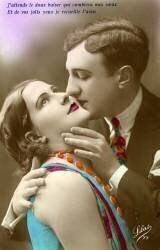 French Couple Kissing (anonyme) - Muzeo.com
