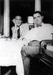 Jean Cocteau et Georges Auric, 1924 (anonyme) - Muzeo.com