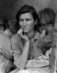 Migrant mother (Dorothea Lange) - Muzeo.com