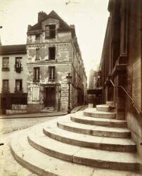 Rue de la Montagne Sainte-Geneviève, Paris (Eugène Atget) - Muzeo.com