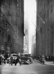 Vue sur Wall street a New-York vers 1934 (Keystone) - Muzeo.com