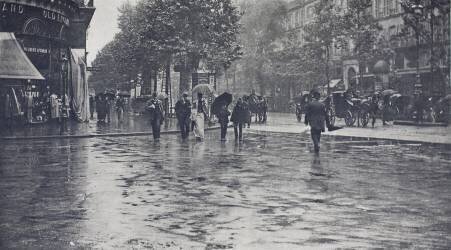 Une journée humide sur les boulevards, Paris (Alfred Stieglitz) - Muzeo.com