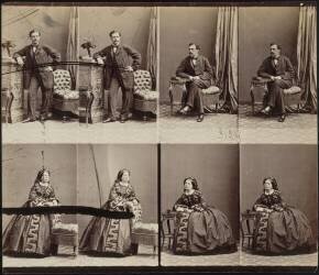Comte et comtesse Grabowski en huit poses (André-Adolphe-Eugène...) - Muzeo.com