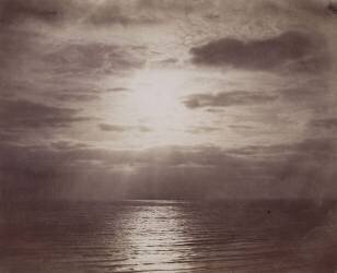 Effet de soleil dans les nuages - Océan (Gustave Le Gray) - Muzeo.com