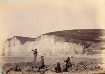 Falaises de Saint-Pierre (falaise amont). (Gustave Eiffel) - Muzeo.com