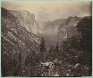 General View of Yosemite Valley from Artist's Point (Carleton Watkins) - Muzeo.com