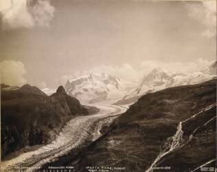 Le lac noir des Mischabeb au Trifthorn (anonyme) - Muzeo.com