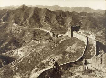 Le mur de chine en 1907 (Herbert Ponting) - Muzeo.com