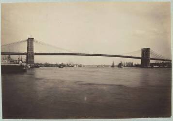 Pont de Brooklyn à New York (anonyme) - Muzeo.com
