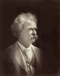 Portrait of Mark Twain (Bradley) - Muzeo.com