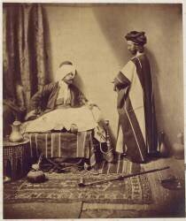Conversation en fumant (Roger Fenton) - Muzeo.com