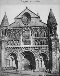Eglise Notre-Dame-la-Grande, Poitiers (Gustave Le Gray) - Muzeo.com