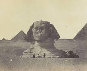 Egypte, le Sphinx (Felice Beato) - Muzeo.com
