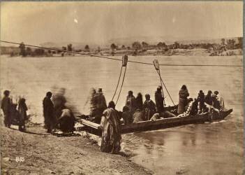Ferry près de Fort Laramie, Dakota (Alexander Gardner) - Muzeo.com