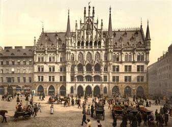 Hotel de Ville de Munich (anonyme) - Muzeo.com